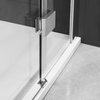 Aquatek SMART A3 štvorcový sprchový kút 90 x 90 x 195 cm, sklo číre, profil chróm