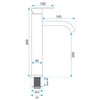 Roca MERIDIAN Fineceramic® nástenné/nábytkové umývadlo 55 x 46 cm A327741620