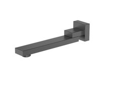 Avapax CUBE výtokové rameno na vaňu, titan AYCU221411