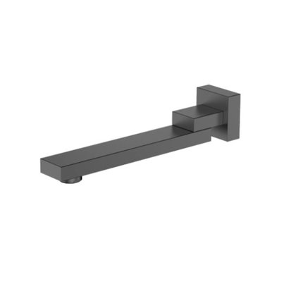 Avapax CUBE výtokové rameno na vaňu, titan AYCU221411
