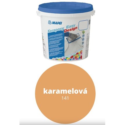 MAPEI KERAPOXY Easy Design EPOXIDOVÁ ŠKÁROVACIA HMOTA 3 kg 141 karamelová