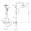 Deante SQUARE sprchový kút 80 x 80 x 200 cm sklo číre KQB_R088P