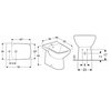 Kolo Geberit Nova Pro Premium bidet stojatý 53 x 35 cm, hranatý