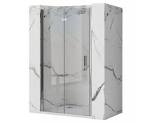 Rea MOLIER sprchové dvere zalamovacie 100 x 190 cm, profil chróm K6371+K3261