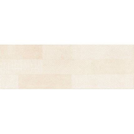 Ceramika Konskie Oregon fabric inserto lesklý obklad, rektifikovaný 25 x 75 cm