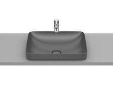 Roca INSPIRA Square FINECERAMIC ® zápustné umývadlo 55 x 37 cm, onyx A327534640