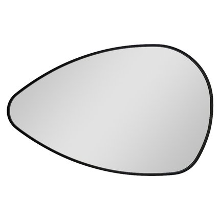 Home CHILI zrkadlo asymetrické s čiernym rámom 51 x 80 cm