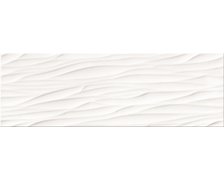 Opoczno STRUCTURE PATTERN WHITE WAVE 25x75 cm OP365-006-1