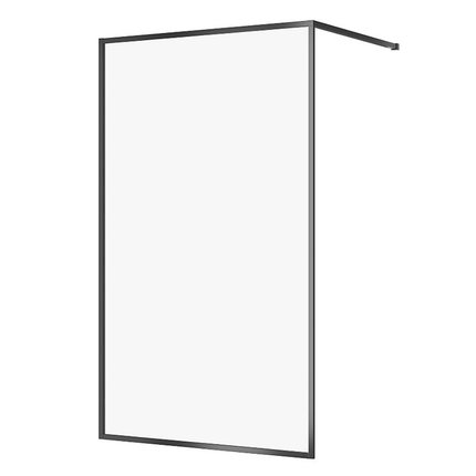 Cersanit LARGA Walk-in 120 x 200 cm, čierna S932-140