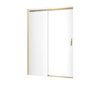 Excellent ROLS sprchové dvere 140 x 200 cm, profil gold, sklo číre