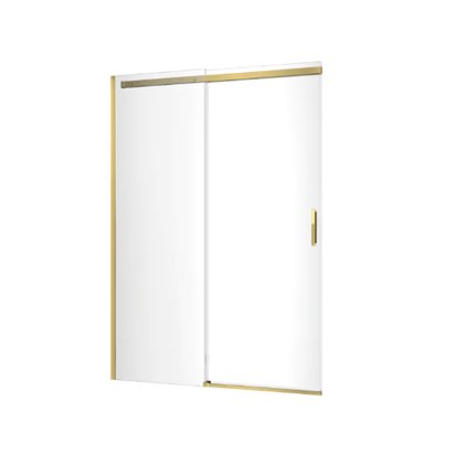 Excellent ROLS sprchové dvere 140 x 200 cm, profil gold, sklo číre