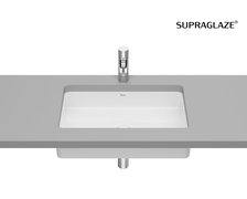 Roca INSPIRA Square FINECERAMIC® umývadlo pod dosku 60,5 x 39 cm, biele SUPRAGLAZE® A327535S00