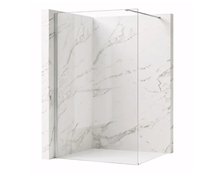 Rea FLEXI WALK IN sprchová zástena 80 x 120 x 190 cm sklo číre REA-K9950 + K9967