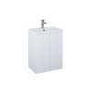 SET KIDO skrinka pod umývadlo 50 cm 2D biela matná, s umývadlom 168089/2x168412