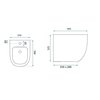 Rea CARLO MINI bidet závesný 49,5 x 37 cm REA-C6990