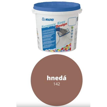 MAPEI KERAPOXY Easy Design EPOXIDOVÁ ŠKÁROVACIA HMOTA 3 kg 142 hnedá