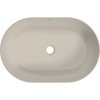 Deante ROUND keramické umývadlo na dosku 58 x 38 cm, bež CGR_5U6S