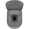 Deante PEONIA ZERO WC misa závesná RimFree 51 x 36 cm, antracit CDE_DZPW