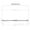 Ravak Chrome CSDL2 sprchové dvere 100 x 195 cm 0QVAC10LZ1