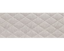 Tubadzin Chenille Pillow grey STR rektifikovaný keramický obklad matný 29,8 x 74,8 cm