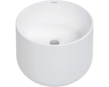 Deante ARNIKA keramické umývadlo na dosku 37,5 cm, biele matné CGN_AU32