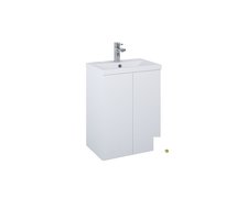 SET KIDO skrinka pod umývadlo 50 cm 2D biela matná, s umývadlom 168089/2x168291