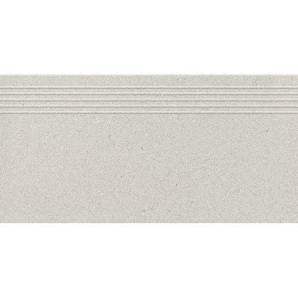 Tubadzin Urban space light grey rektifikovaná schodnica matná 29,8 x 59,8 cm