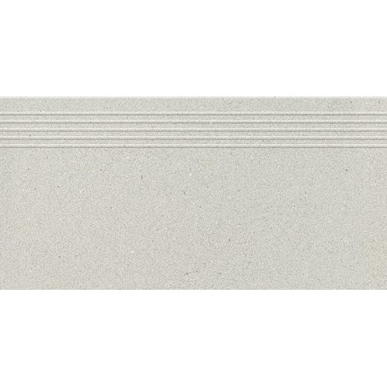 Tubadzin Urban space light grey rektifikovaná schodnica matná 29,8 x 59,8 cm