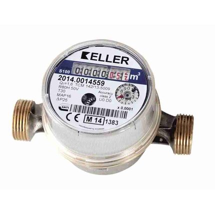 Keller antimagnetické vodomer 3/4"jedno-vtokový, sucho-bežný do 30 C° KEL 22520Z