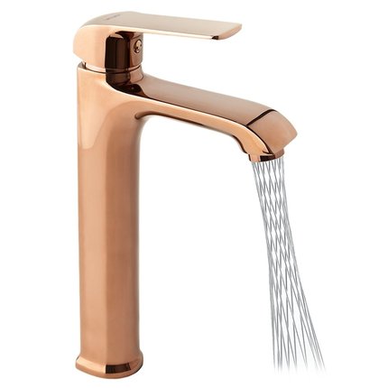 VALVEX AURORA ROSE GOLD – Stojaca umývadlová batéria vysoká s perlatorom Mikado 2445217