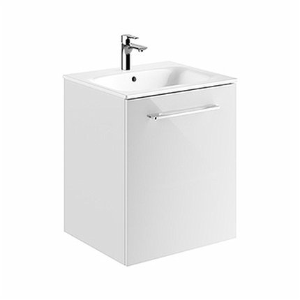Kolo Geberit Nova Pro Premium SET 1 dverová skrinka s umývadlom 55 cm, biela lesklá
