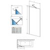 Radaway MODO NEW PNJ II vaňová zástena 80 x 150 cm 10006080-01-01