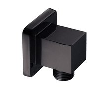 Valvex KVADRO Black podmietkové pripojenie sprchovej hadice s držiakom, 2444630