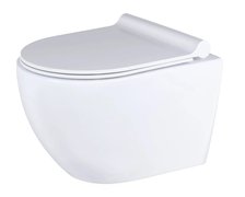 Uptrend CANEO WC misa závesná Rimless 48,5 x 35,5 x 34,5 cm so sedátkom TR2196D
