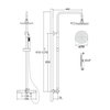 Besco VEO / DECCO / ILLUSION sprchový set s termostatickou sprchovou batériou BP-DIT-NS