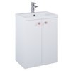 Elita SET KIDO skrinka pod umývadlo 50 cm 2D biela matná, s umývadlom 168089/2x168296