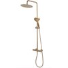 Rea ATLAS GOLD BRUSH sprchový kút 90 x 80 x 200 cm, sklo číre, ľavý K4670 + K4335