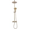 Rea ATLAS GOLD BRUSH sprchový kút 90 x 80 x 200 cm, sklo číre, ľavý K4670 + K4335