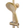 Rea ATLAS GOLD BRUSH sprchový kút 90 x 80 x 200 cm, sklo číre, ľavý K4670 + K4335
