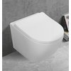 Novoterm Kasos WC misa závesná s virivým splachovaním RimFree 48,5 x 37 cm  s voľne padajúcim sedátkom