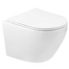 Novoterm Kasos WC misa závesná s virivým splachovaním RimFree 48,5 x 37 cm  s voľne padajúcim sedátkom