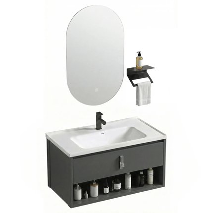 Rea TOLEDO GREY set s umývadlom 80 cm REA-M0025