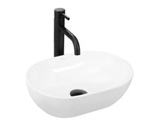 Rea AMELIA MINI keramické umývadlo na dosku 38 x 26 x 12 cm REA-U3322