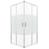 Novoterm Madera STR SQ sprchový kút 77 x 77 x 190  cm, sklo vzor