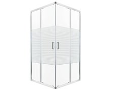 Novoterm Madera STR SQ sprchový kút 87 x 87 x 190  cm, sklo vzor