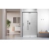Radaway IDEA 6 BRUSHED GUNMETAL DWJ sprchové dvere 135 x 205 cm, sklo číre 387024-92-01R