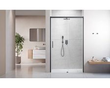 Radaway IDEA 6 BRUSHED GUNMETAL DWJ sprchové dvere 135 x 205 cm, sklo číre 387024-92-01R