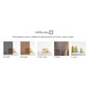 Radaway IDEA 6 BRUSHED GUNMETAL DWJ sprchové dvere 135 x 205 cm, sklo číre 387024-92-01R