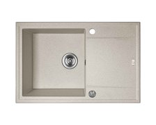 Laveo MEGALO granitový drez 78 x 50 cm, bež SBE_411T