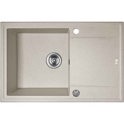 Laveo MEGALO granitový drez 78 x 50 cm, bež SBE_411T